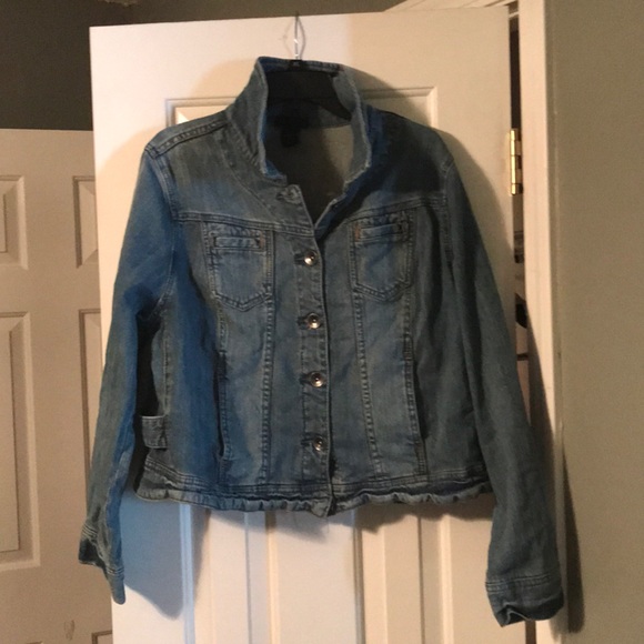 half jacket denim